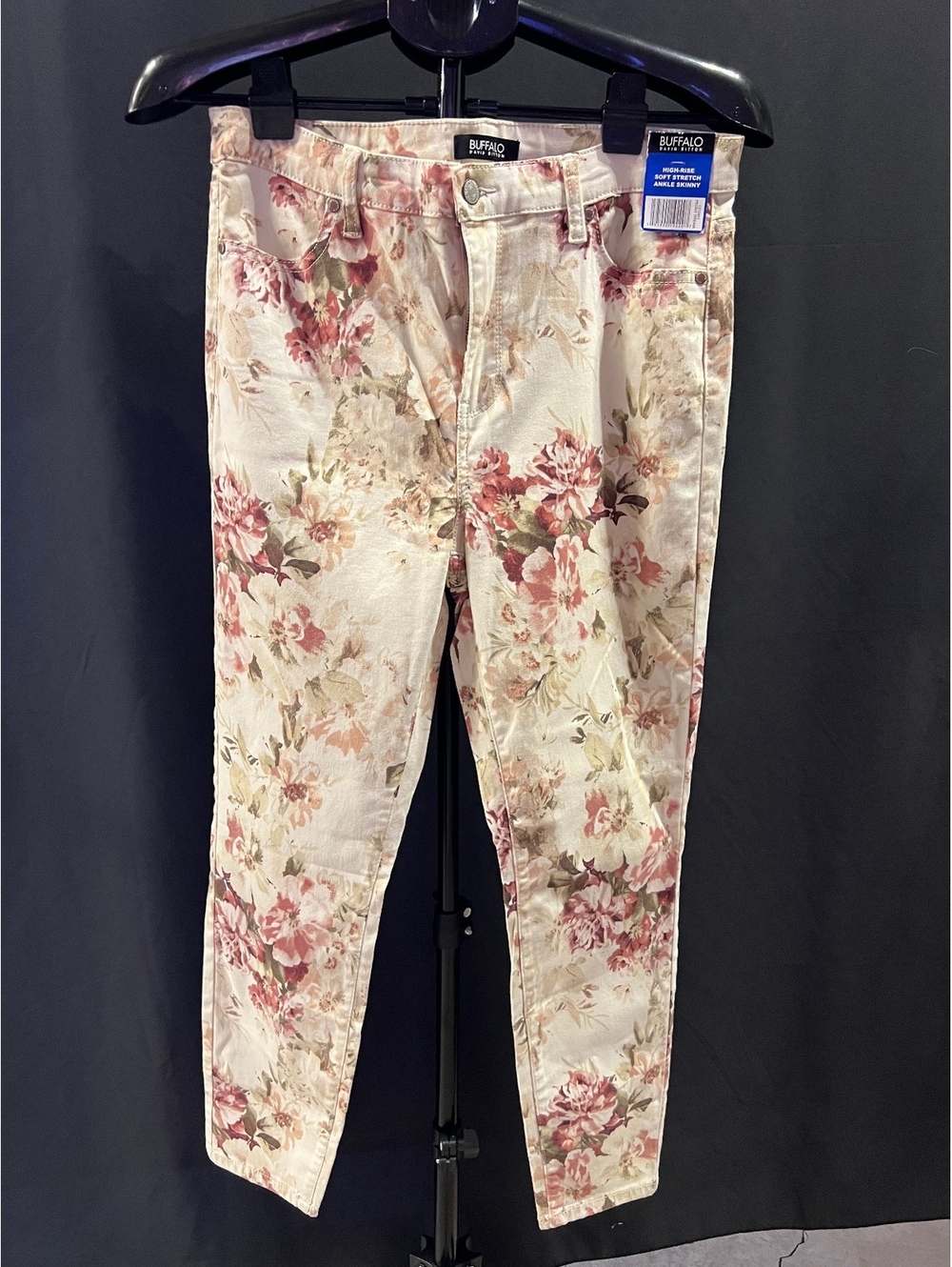 Buffalo David Bitton Sz 10 High Rose Ankle Skinny Pants